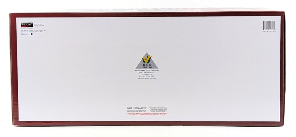 1/16 SpecCast Decision Maker Maroon Pulling Sled - 8