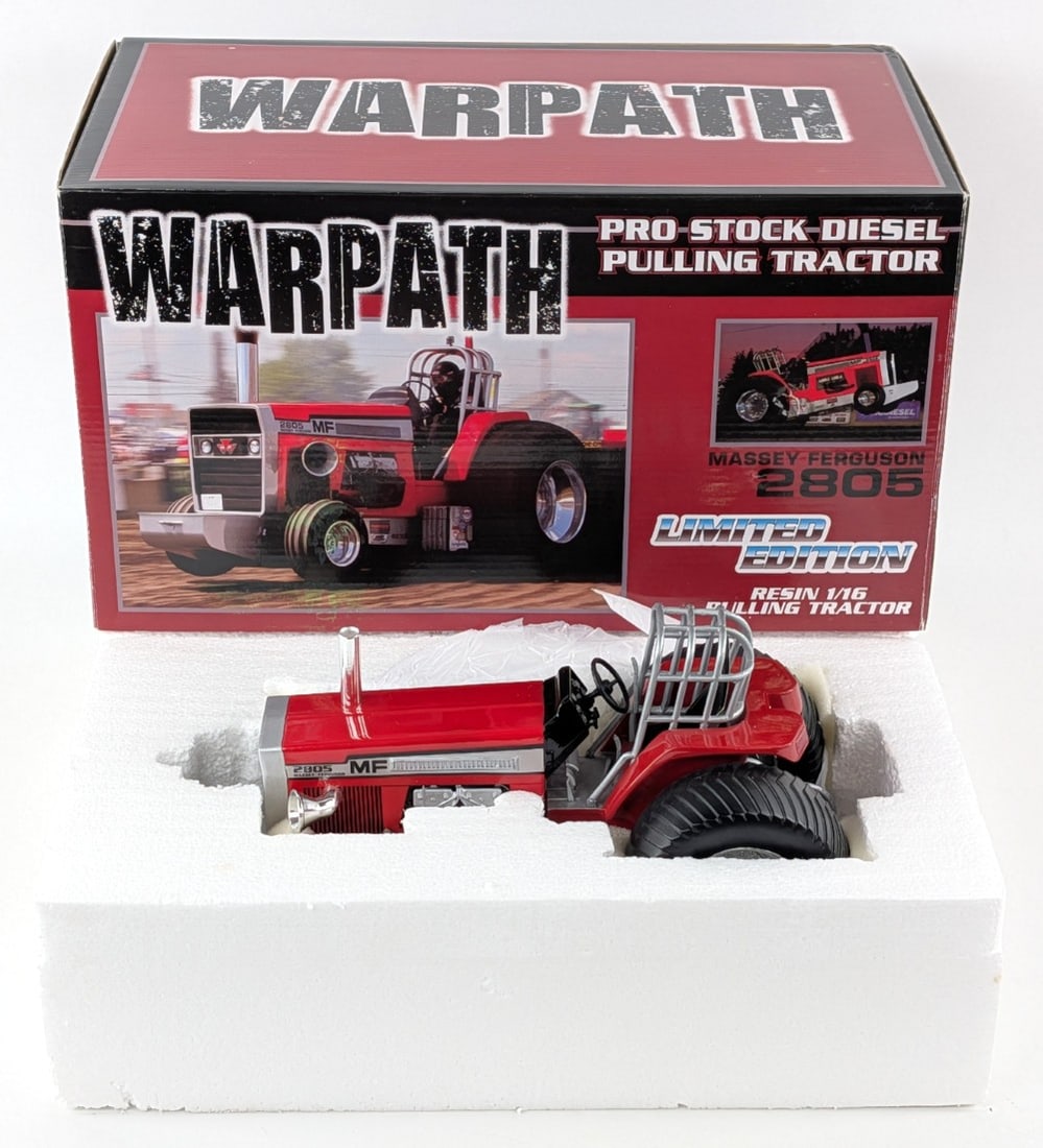 1/16 SpecCast Massey Ferguson 2805 Warpath Pro Stock Diesel Pulling Tractor (1 of 9)