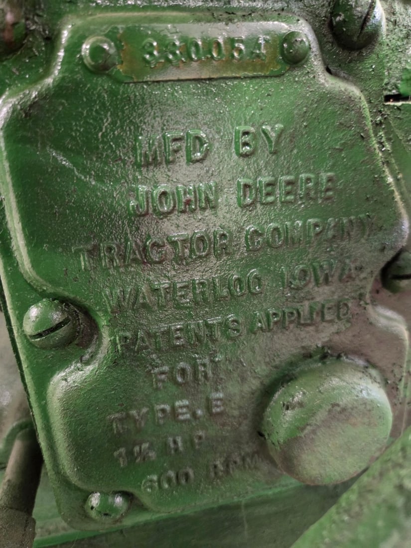1.5 HP John Deere Model E Gas Engine - 13