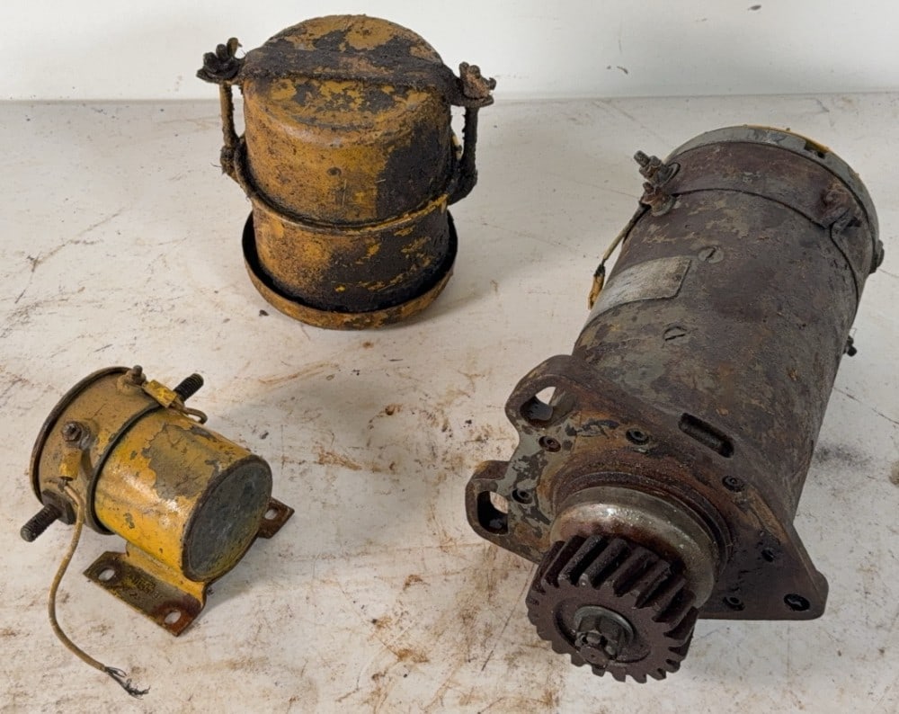 Caterpillar Gear Driven Generator and More: Includes generator, solenoid, and air cleaner