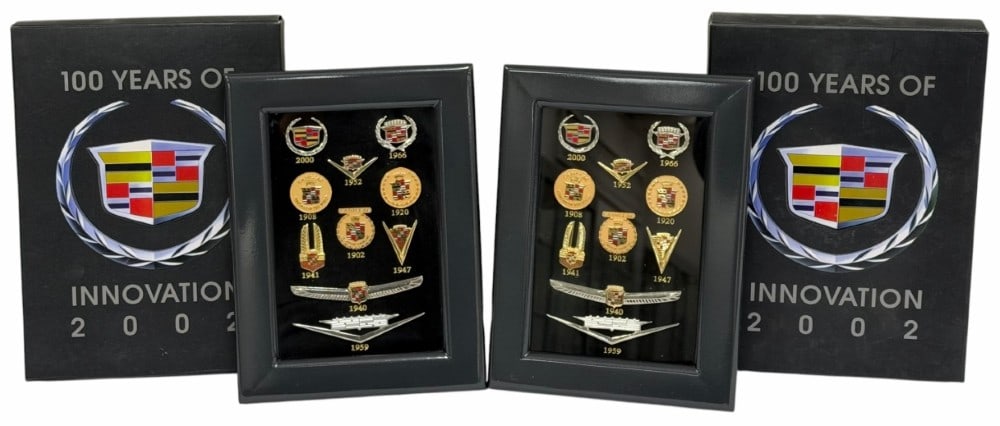 (2) Cadillac-100 Years Of Innovation 2002 Pin Display Set (1 of 4)