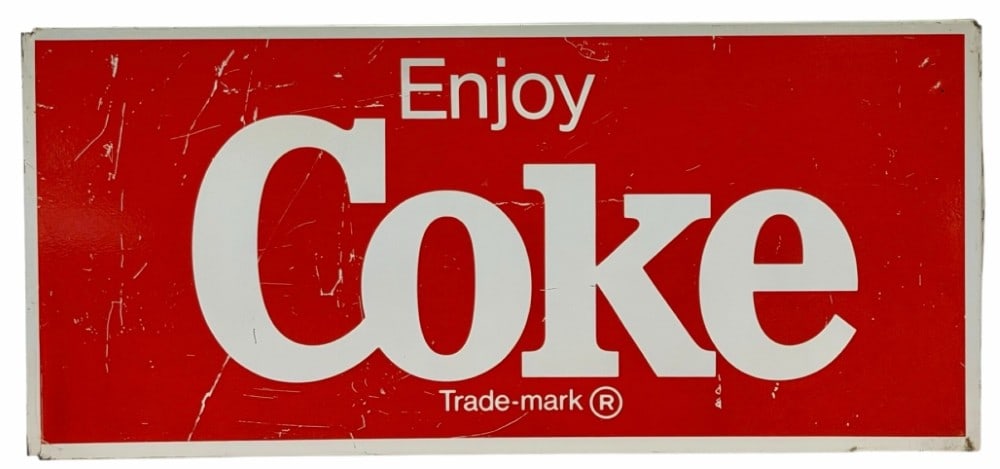SS Tin Coca-Cola Advertisement Sign (1 of 7)