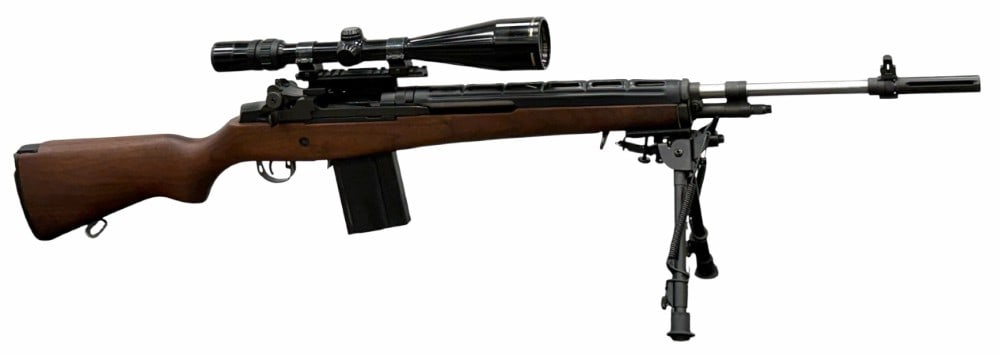 Springfield Armory M1A .308 National Match Semi-Automatic Rifle with Bushnell Scope (1 of 20)