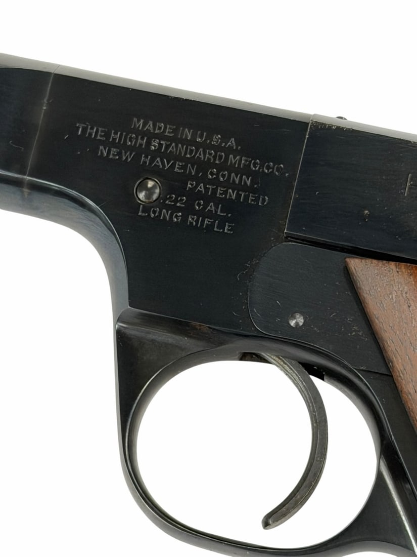 High Standard Model E .22 LR Semi Automatic Pistol - 14