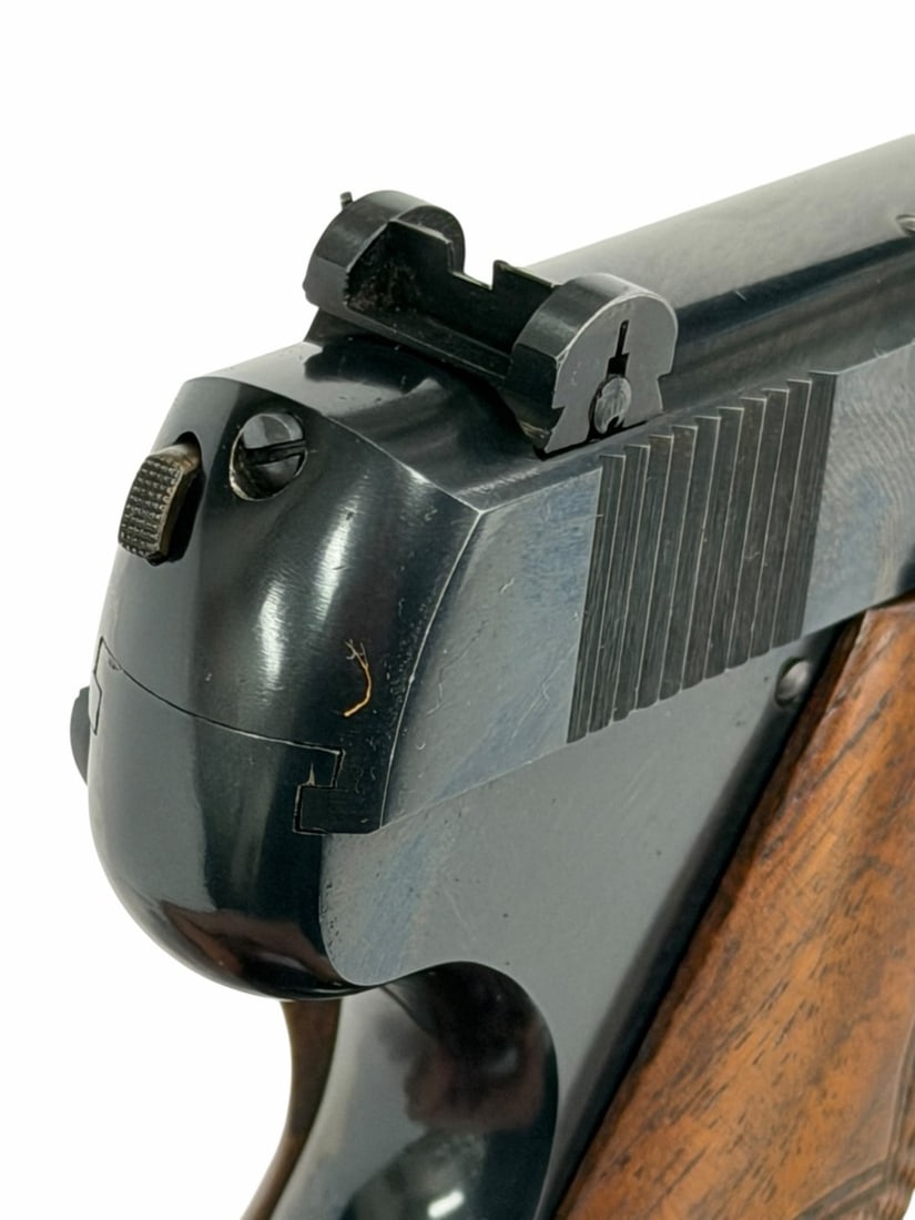 High Standard Model E .22 LR Semi Automatic Pistol - 7