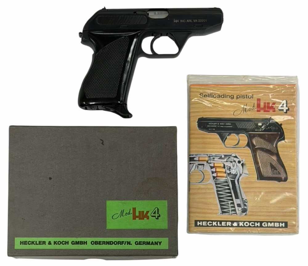 Heckler & Koch Model 4 .9mm Semi Automatic Pistol in Box: update