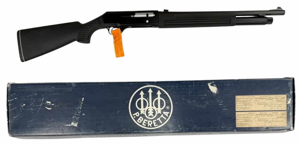 Beretta Model 1201FP 12 Gauge semi-Automatic Shotgun: Beretta Model 1201FP 12 Gauge semi-Automatic Shotgun. The Beretta Model 1201FP 12 Gauge semi-Automatic Shotgun is in very nice to like new condition. The smooth bore barrel measures 20 inches in lengt
