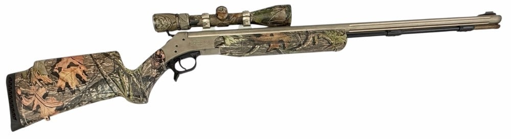 Connecticut Valley Arms Optima Pro Magnum .45 Caliber Muzzleloader with Scope: Connecticut Valley Arms Optima Pro Magnum .45 Caliber Muzzleloader with Scope.? The Connecticut Valley Arms Optima Pro Mag Muzzleloader is in used condition.? The fluted barrel measures 29 inches in l