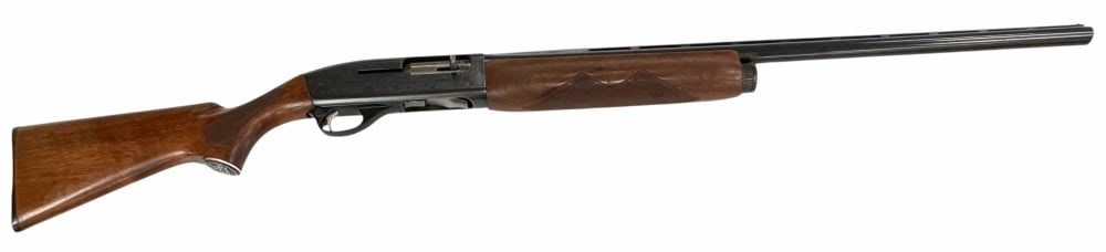 Remington Sportsman 58 .12 Ga Semi Automatic Shotgun: Remington Sportsman 58 .12 Ga Semi Automatic Shotgun.? The vintage Remington Sportsman 58 .12 Ga Shotgun is in nice used condition.? The vented barrel measures 28 inches in length.? Blueing is strong,