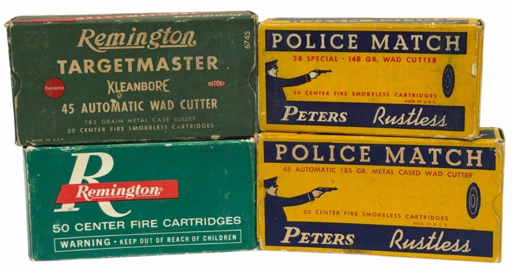 200 Rounds of Vintage 38 Special and 45 Auto Ammunition in Original Boxes (1 of 5)