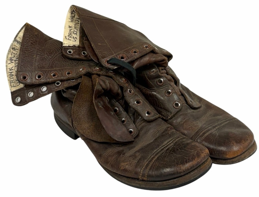 WW II Named Paratrooper Combat Jump Boots Size 11.5 (1 of 7)