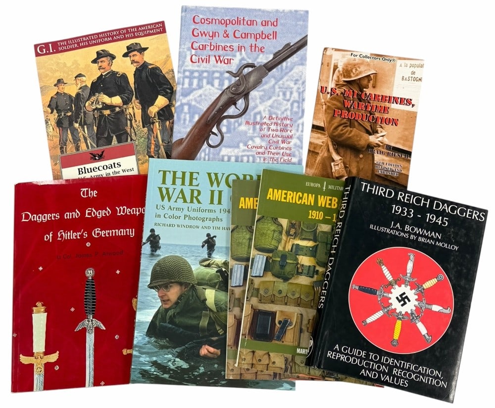 (8) Assorted Military/War Hard Cover & Paper Back Books (1 of 10)