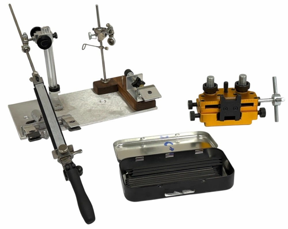Precision Knife Sharpener System BY Ruixin and Sytools Plus Bravex Sight Tool: update