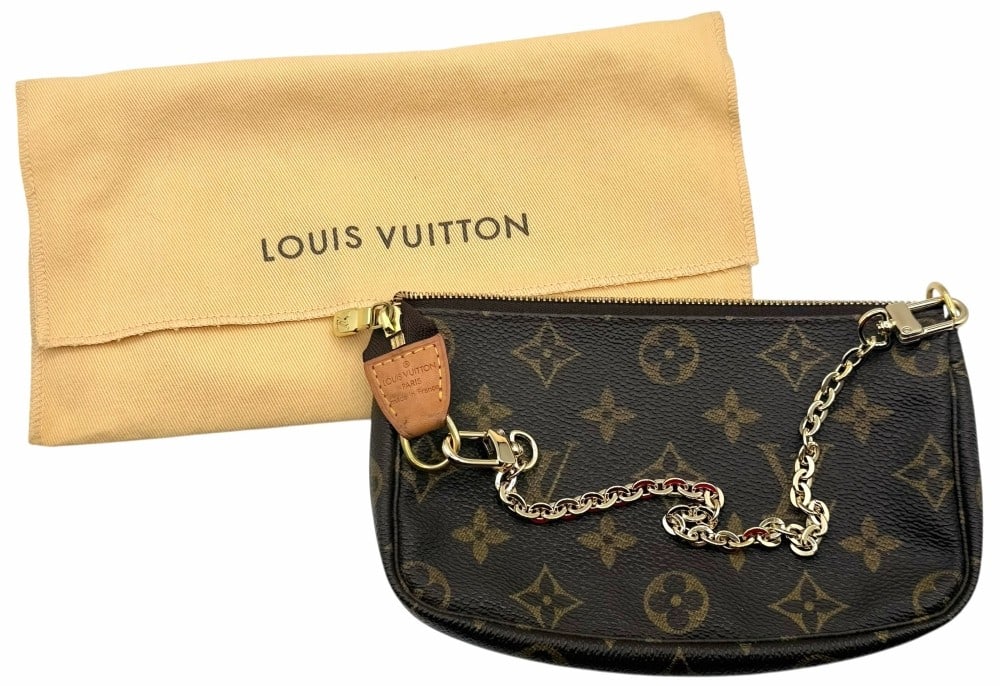 Louis Vuitton Paris Monogram Mini Pouch Bag (1 of 6)