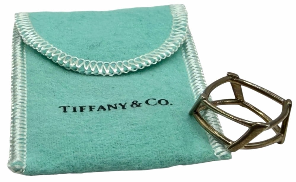 Tiffany & Co. Frank Gehry Sterling Silver Torque Ring (1 of 6)