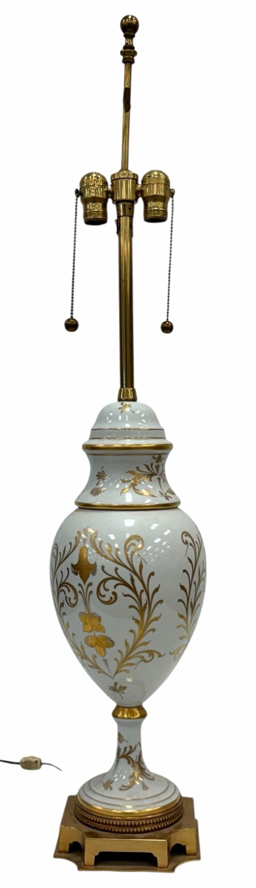 American Blanc de Chine Porcelain Lamp Labeled "Marbro Lamp Co., Los Angeles" (1 of 15)