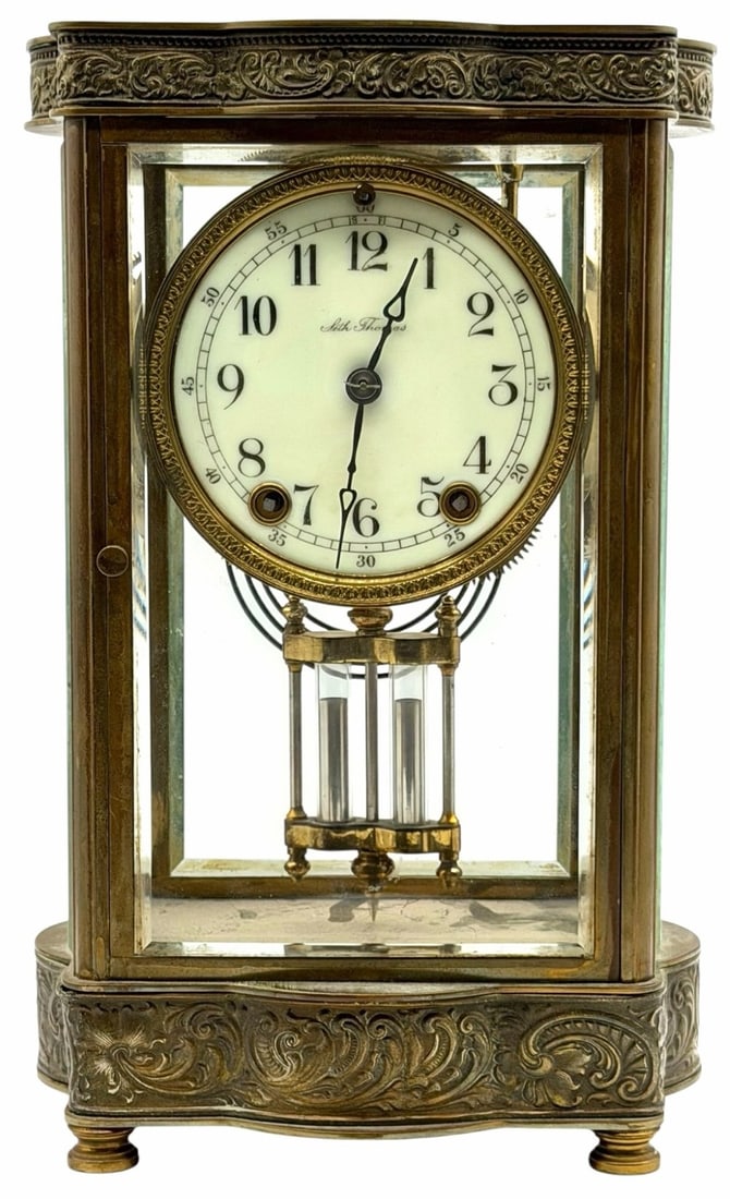 Seth Thomas Crystal Regulator Mantel Clock (1 of 20)
