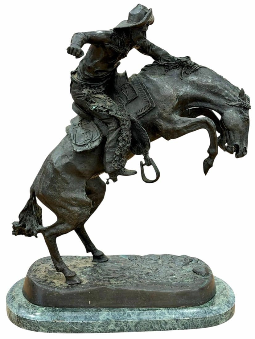 Frederic Remington "The Rattlesnake" Bronze Sculpture (1 of 14)