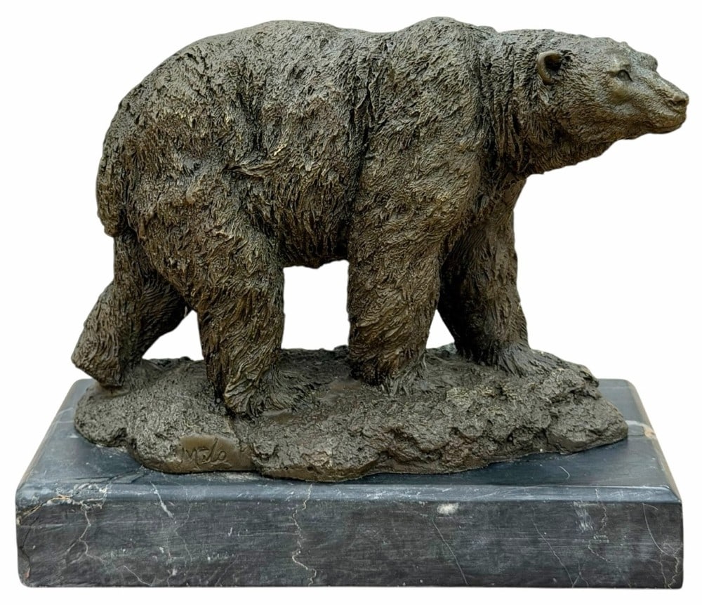 Bronze Grizzly Bear Sculpture (1 of 10)