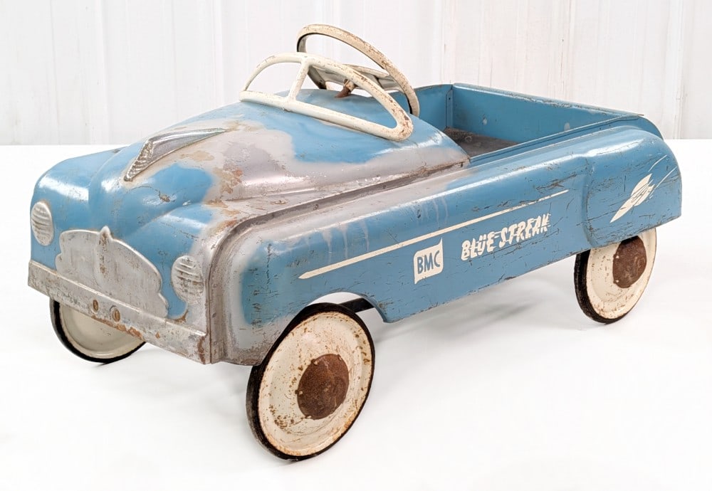 Original BMC Blue Steak Pedal Car (1 of 9)