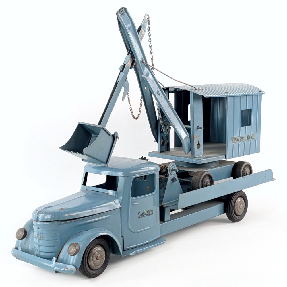 Original Structo Toys Construction Co. Truck with Steam Shovel (1 of 9)