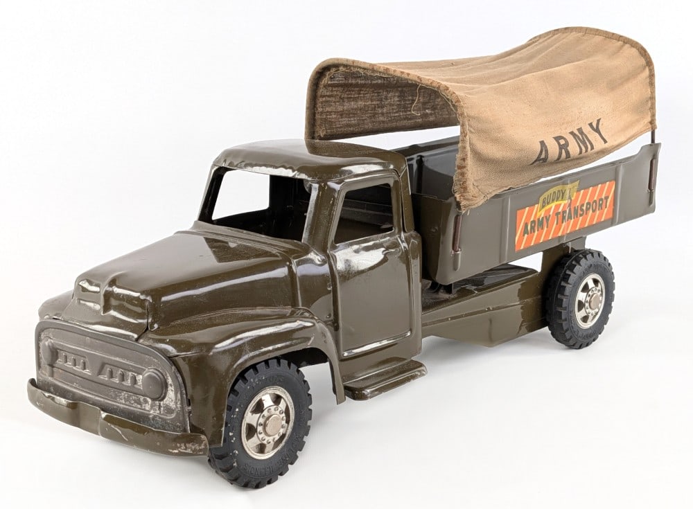 Original Buddy L Army Transport Truck (1 of 7)
