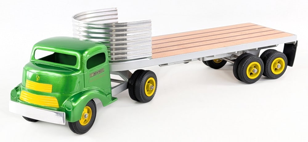 Custom Smith Miller GMC Truck with Flatbed Trailer (1 of 9)