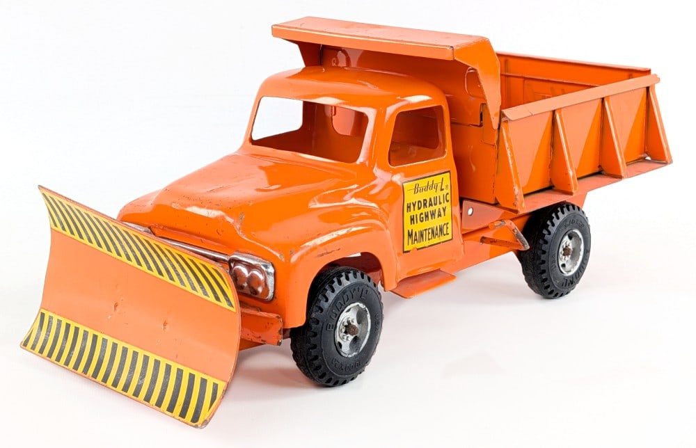 Original Buddy L Hydraulic Highway Maintenance Truck w/ Blade (1 of 7)