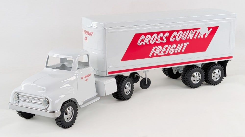 Custom Tonka Cross Country Freight Truck and Trailer (1 of 9)