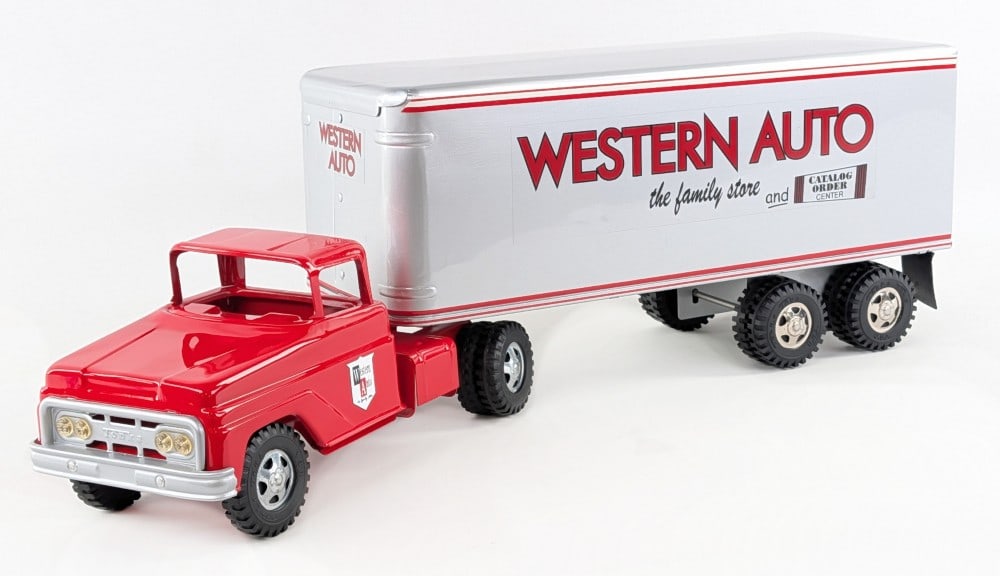 Custom Tonka Western Auto Truck and Trailer (1 of 10)
