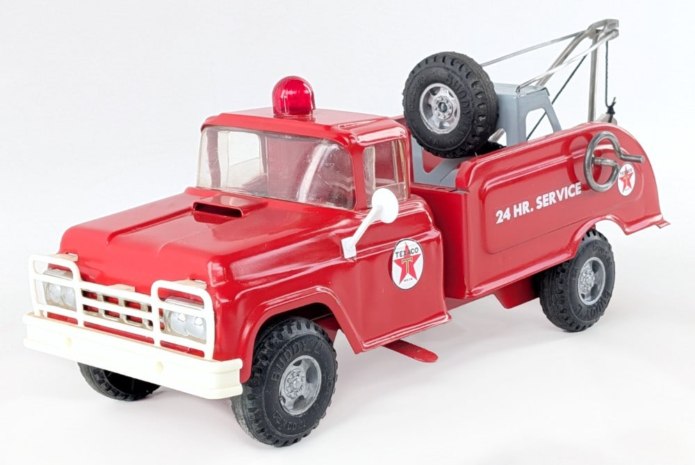 Custom Buddy L Texaco 24 Hour Service Wrecker Tow Truck (1 of 6)
