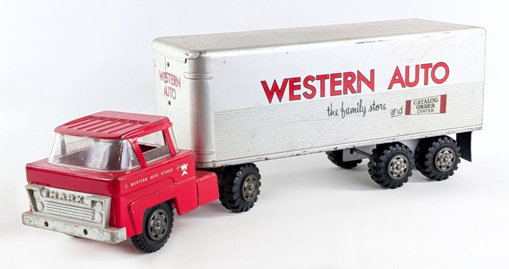 Original Marx Western Auto Stores Truck and Trailer (1 of 9)