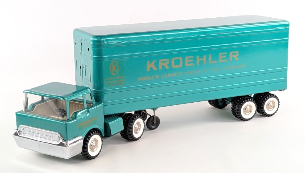 Original Structo Kroehler Furniture Truck and Trailer (1 of 8)