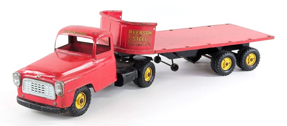 Original Tru-Scale Ryerson Steel Truck and Trailer (1 of 6)