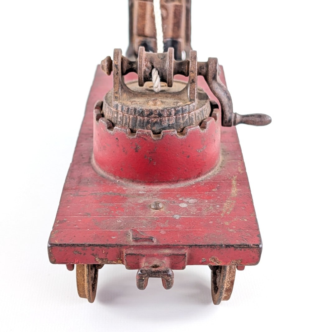Arcade Cast Iron Pile Driver Train Car - 2