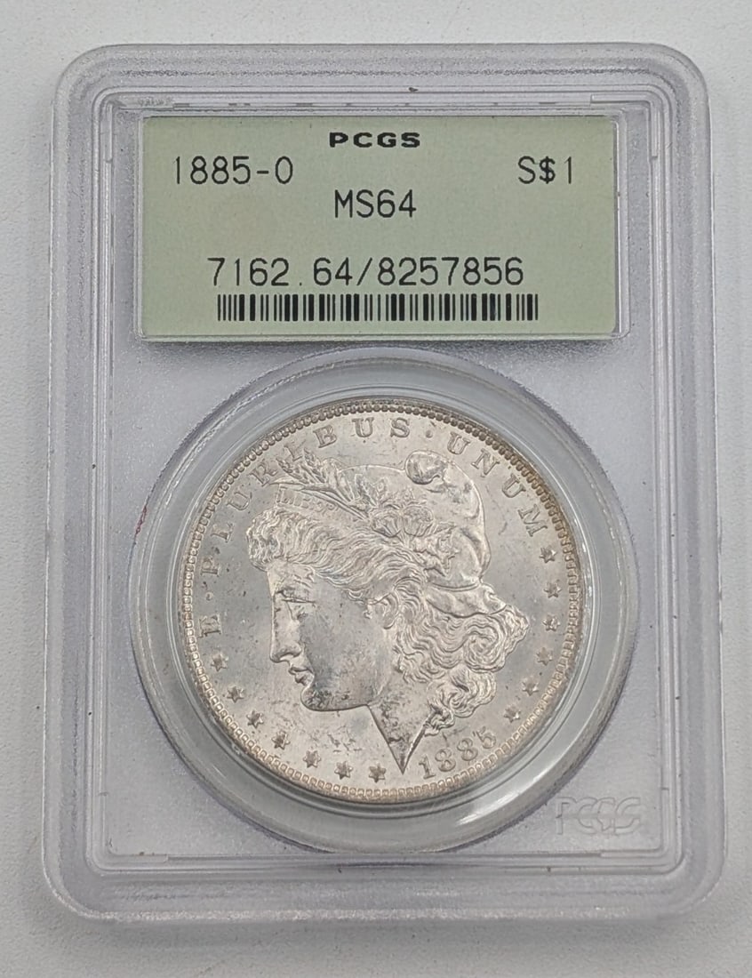 1885-O United States Morgan Silver Dollar - PCGS MS64 (1 of 2)