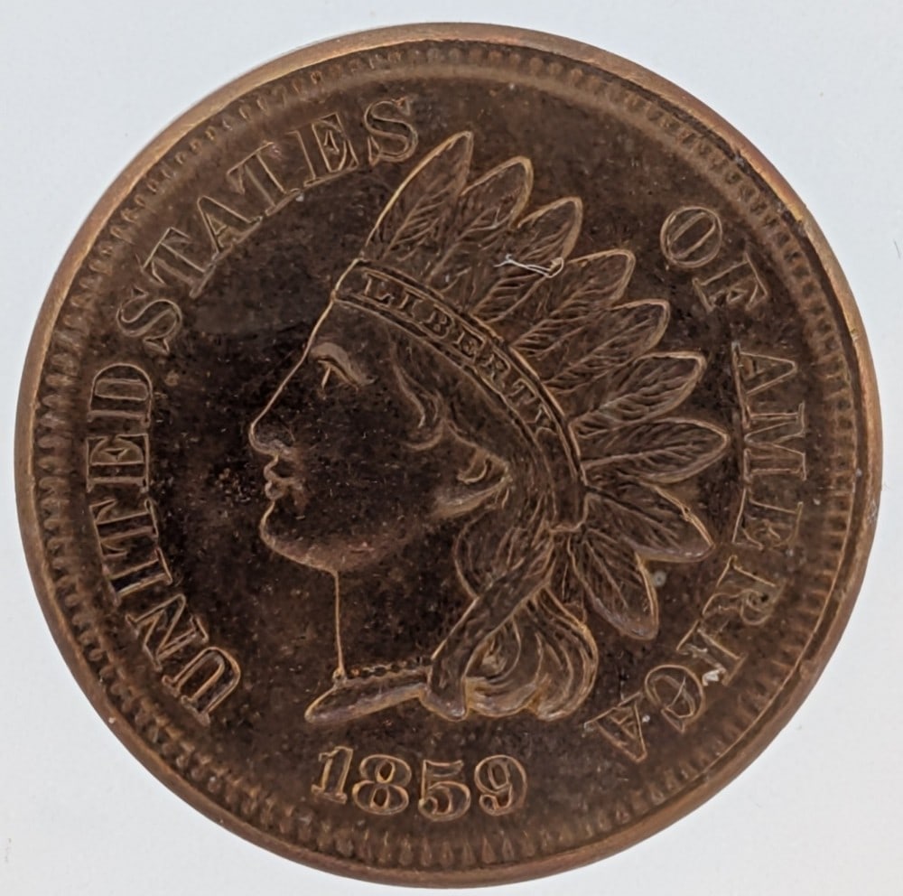 1859 United States Indian Head Cent (1 of 2)
