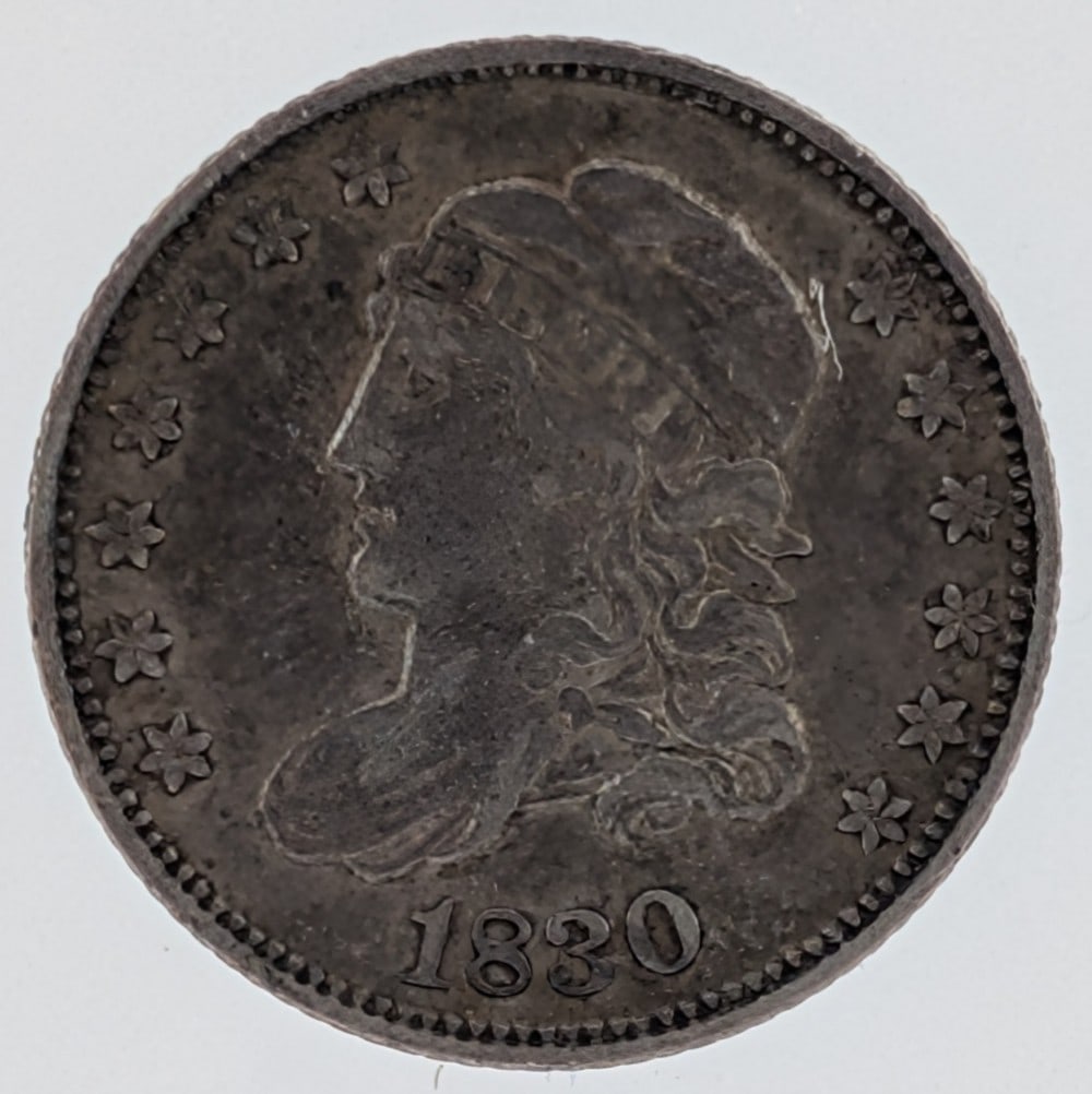 1830 United States Silver Capped Bust Half Dime (1 of 2)