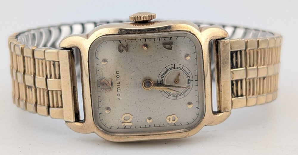 1940's Men's Hamilton "Carlton" 10k Yellow Gold Filled Mechanical Wristwatch (1 of 5)
