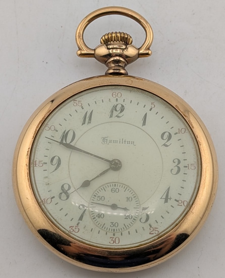 1919 Hamilton Watch Co. Grade "950" 16 Size Open Face Pocket Watch (1 of 3)