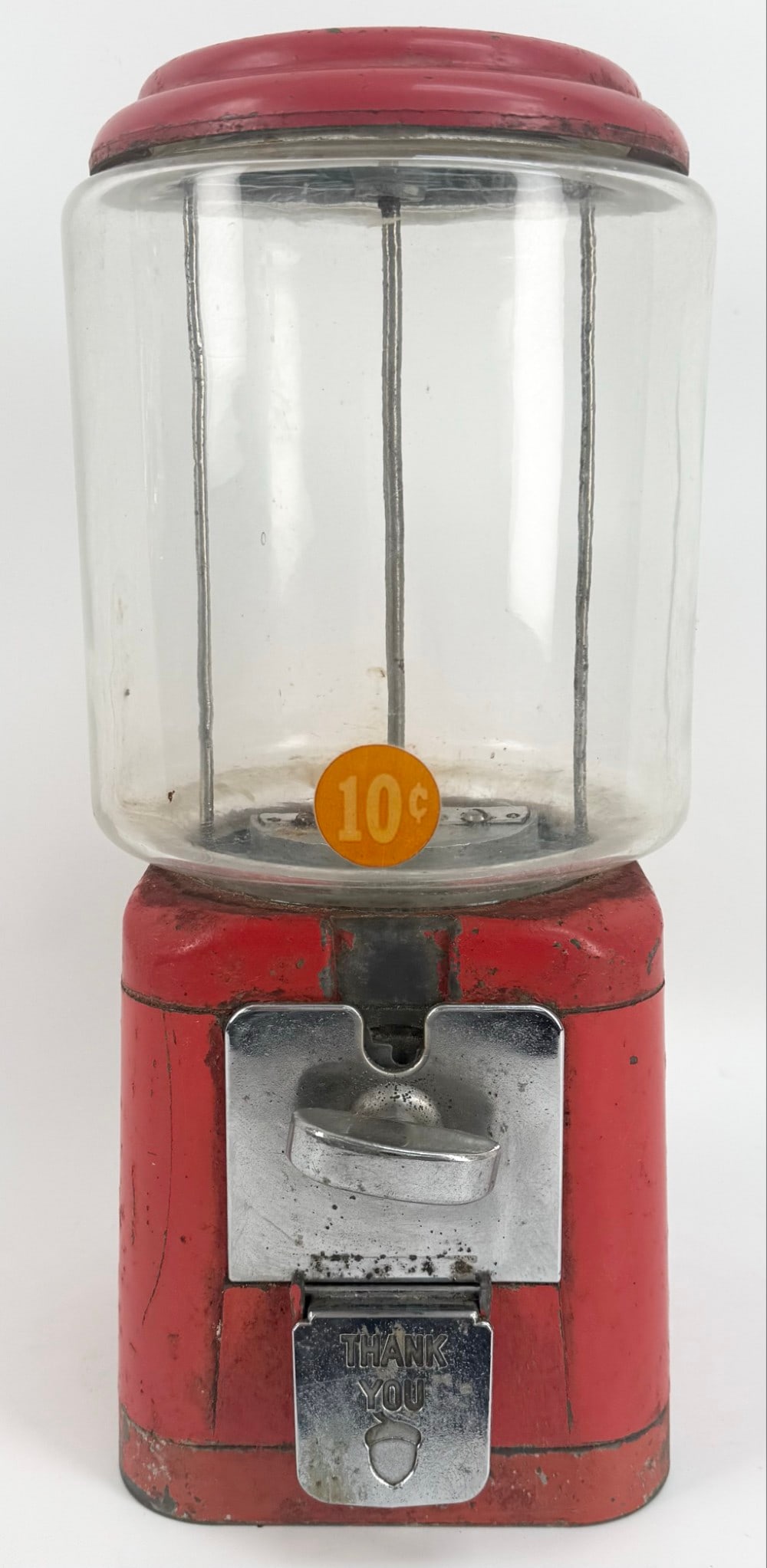 Vintage 10 Cent Oak Mfg. Co. Acorn Countertop Gumball/Candy Vending Machine (1 of 5)