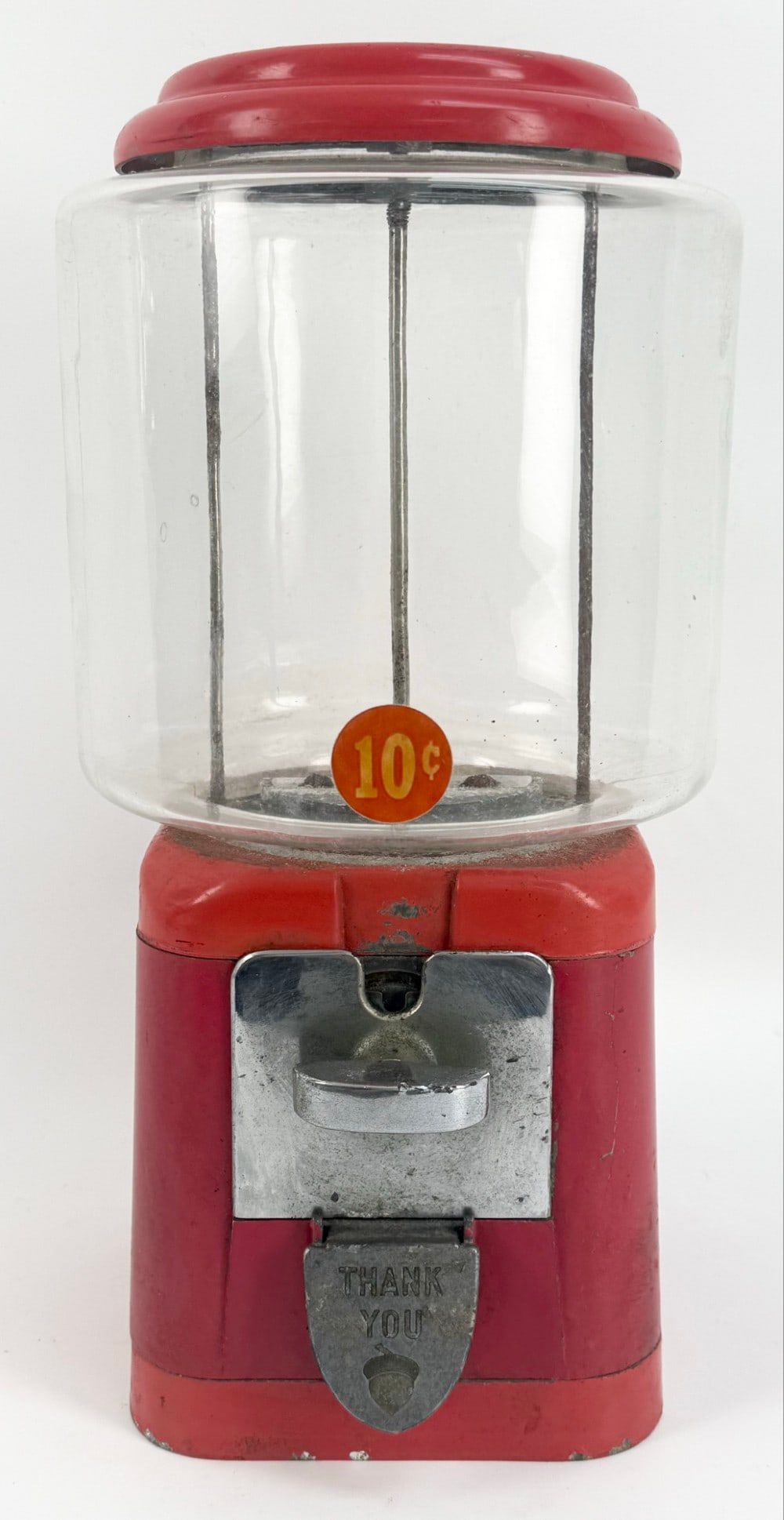 Vintage 10 Cent Oak Mfg. Co. Acorn Countertop Gumball/Candy Vending Machine (1 of 5)