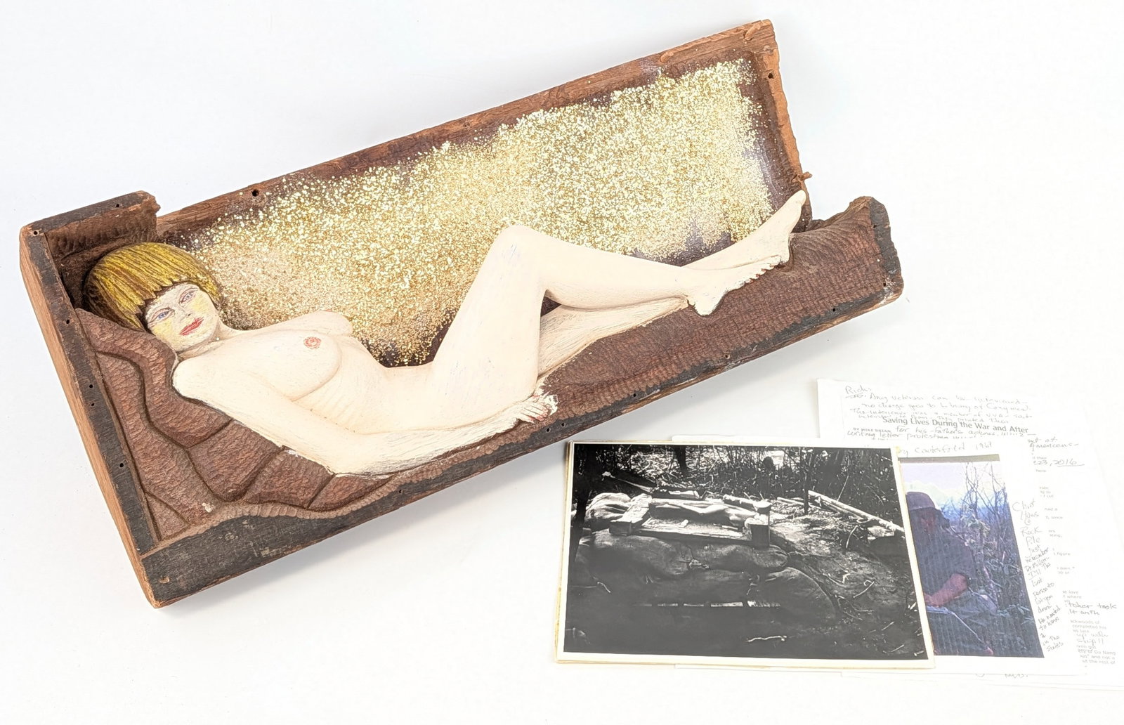 1967 Vietnam War Custom Wood Carving (1 of 7)