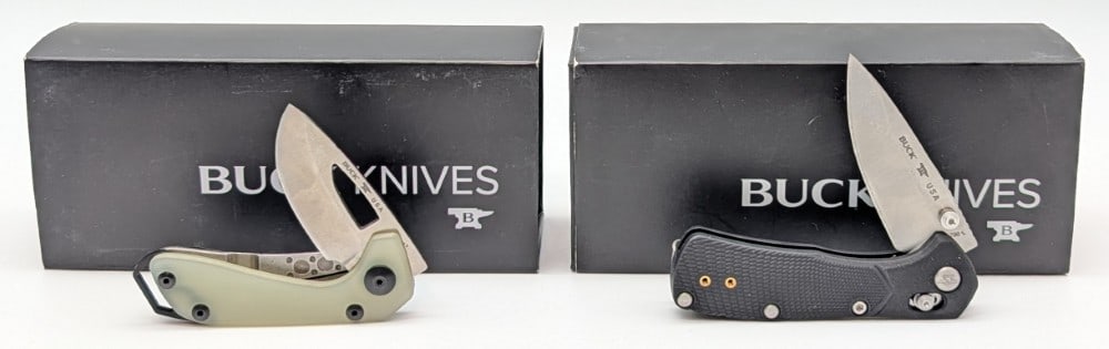 NIB Buck 417 Budgie & 790 Mini Range Pro Folding Knives (1 of 6)