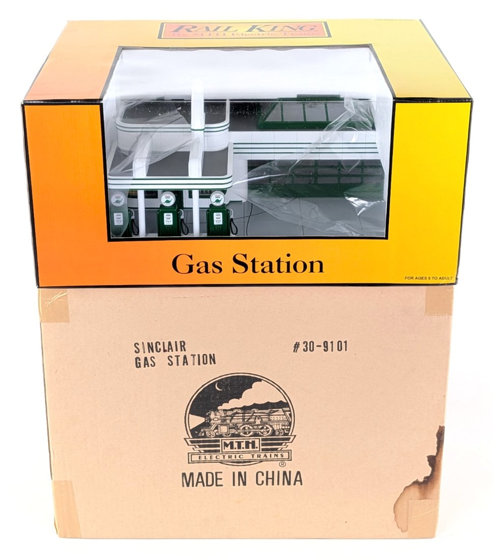 MTH RailKing Sinclair Operating Gas Station 30-9101 (1 of 10)