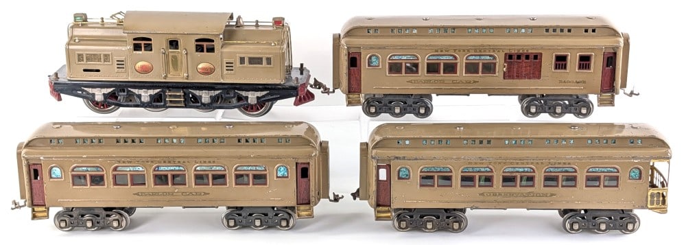 Prewar Lionel Standard Gauge 402E Locomotive w/ Passenger Car Set (1 of 18)