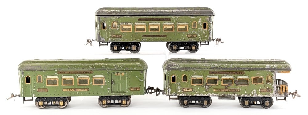 Ives Wide Gauge 184 185 186 Passenger Cars (1 of 8)