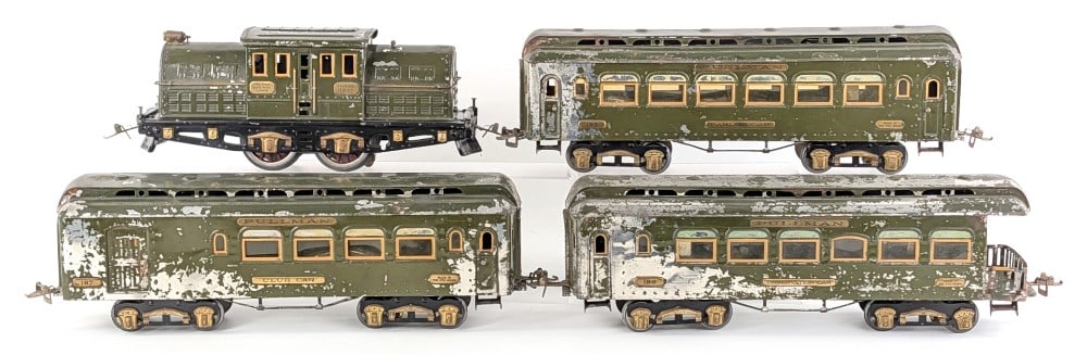Ives Wide Gauge 3237 Loco and 187 / 188 / 189 Passenger Cars (1 of 13)