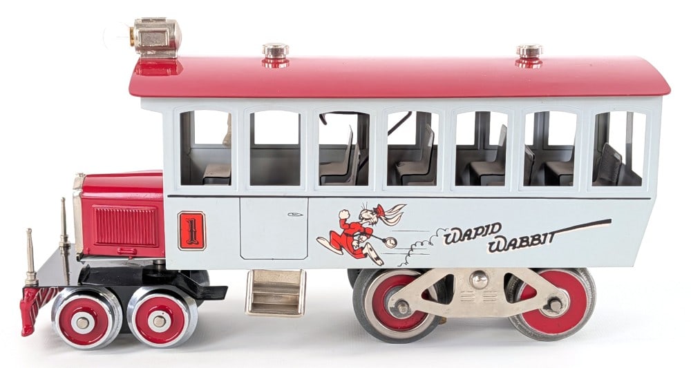 McCoy Standard Gauge Wapid Wabbit Rail Bus (1 of 7)