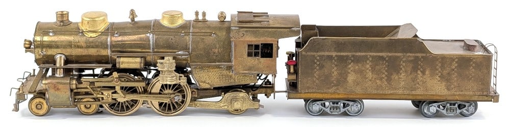 IMP Brass O Scale Reading 4-4-2 Locomotive & Tender (1 of 10)